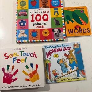 Kids books! Spanish words, Berenstain bears, etc